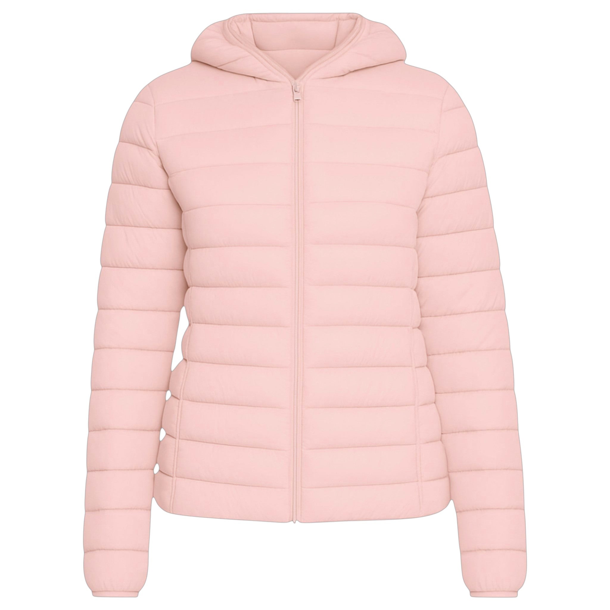 Ladies JDN Branded Puffer Jacket with Detachable Hood